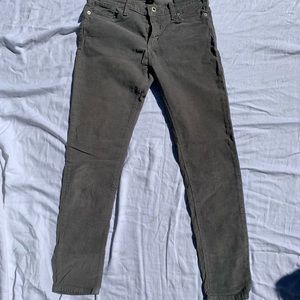 Grey corduroy Lucky Brand pants